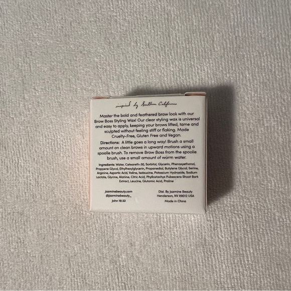 🌟NIB🌟 JAZMINE BEAUTY Brow Boss Styling Wax - Picture 7 of 8